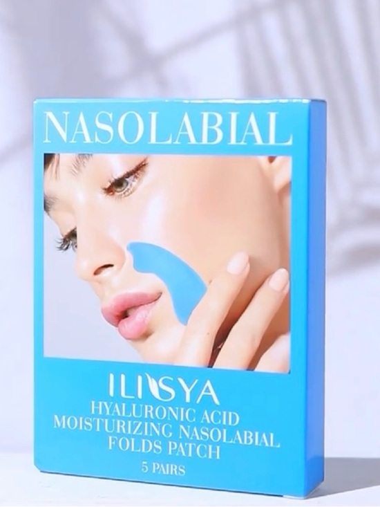 ILISYA Other - Travel kit of Hyaluronic Acid Moisturizing Nasolabial Folds Patch - Blue